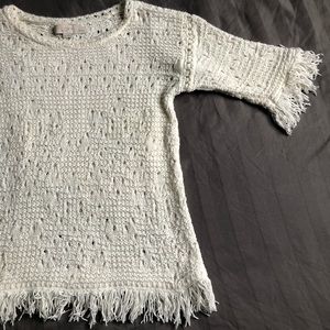 LOFT cream summer top!!